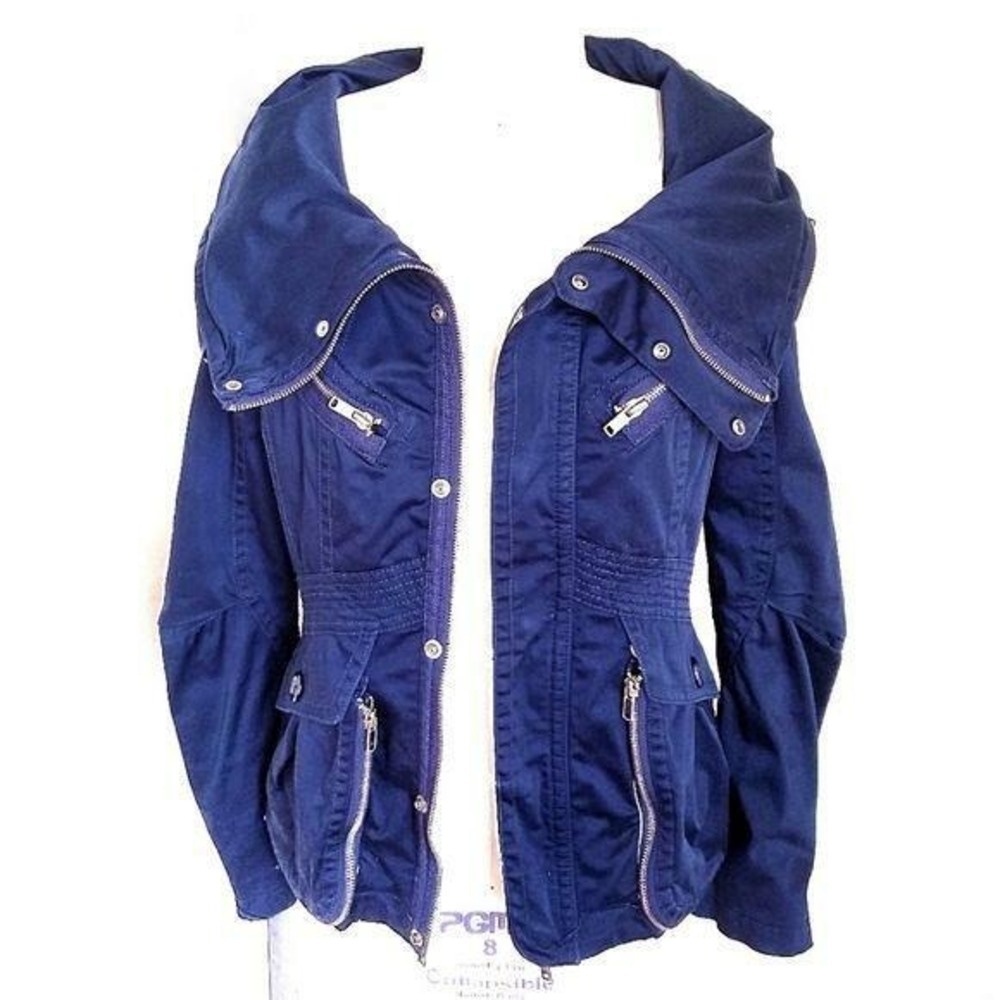 Marc by Marc Jacobs | Blue Utility Zipper Jacket,‎ size Medium , Blue